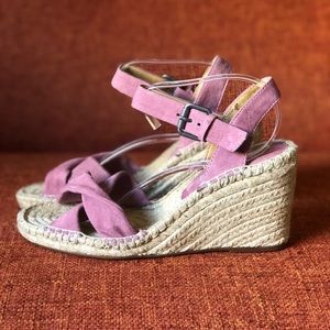Splendid // Suede Espadrille Wedge Sandal
